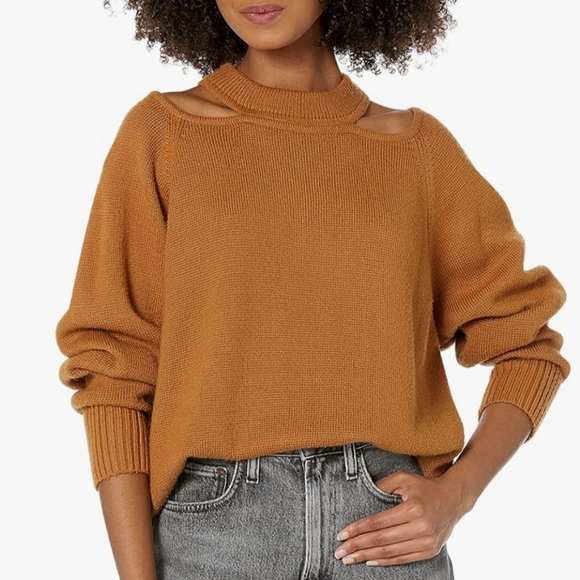 Jason Wu Collective Cold Shoulder Sweater - Picture 1 of 7